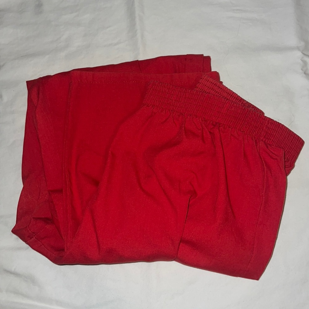 Red Scrub Pants